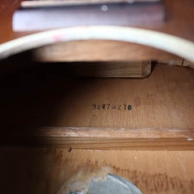 Vintage 1939 Supertone Harmony Art Deco Sunburst Panel Parlor Guitar USA Body & Neck Project image 22