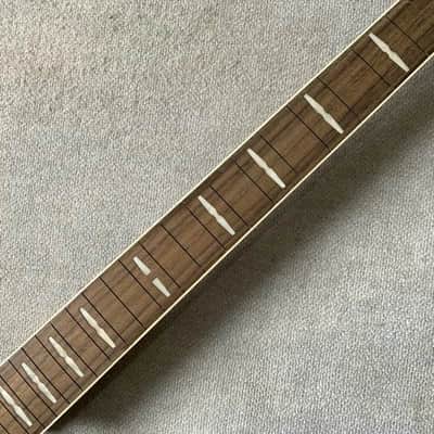Mahogany Wood Set In Guitar Neck, Rosewood Fingerboard image 7