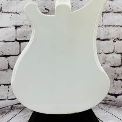 1995 Rickenbacker 4003 4-String - White with Black Hardware/Black Trim image 8