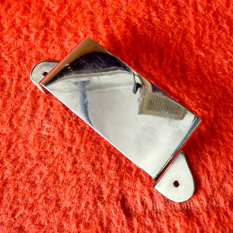 Gibson Bass pickup cover c 1965 - Chrome EB Thunderbird epiphone rivoli Newport embassy original vintage USA image 1