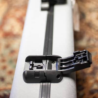 Fender Deluxe Molded Strat/Tele Hardshell Case Silver/Blue image 6