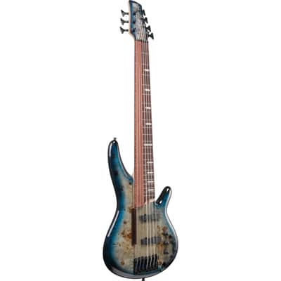 Ibanez SR Bass Workshop SRA7 7-String Bass Guitar - Cosmic Blue Starburst image 2