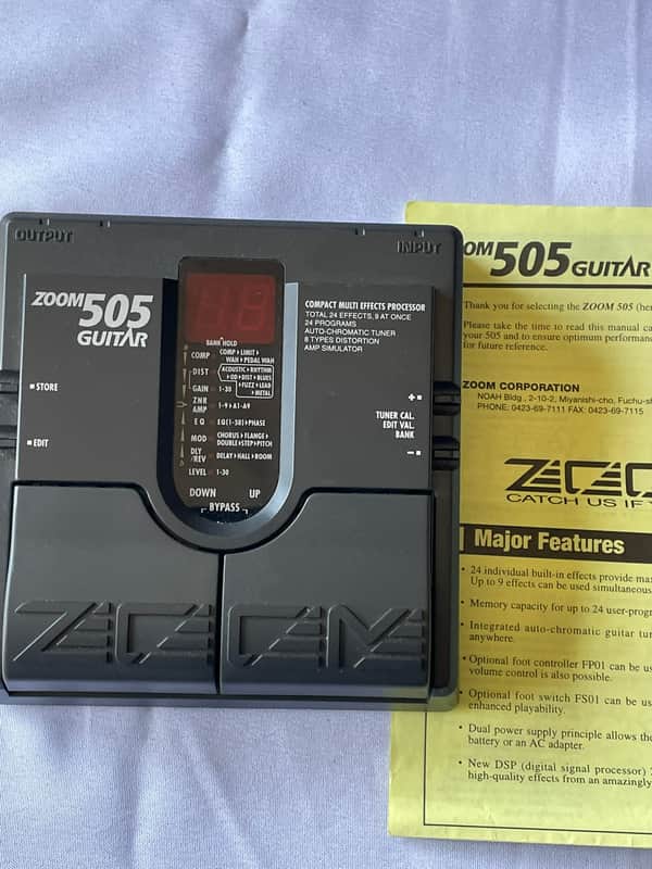 Zoom 505 Guitar Multi Effect Pedal 1996 - 2000 image 1