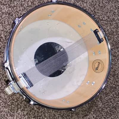 Tama rock star rockstar white marine pearl Snare drum made in japan image 10