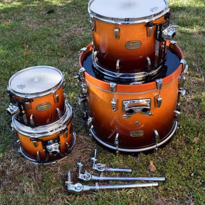 Pearl Session Custom 4 piece all maple drum set kit Excellent! image 1