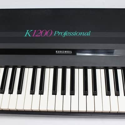 Vintage 1989 Kurzweil K1200 Professional Keyboard w/ Footswitch & Gig Bag #28810 image 4