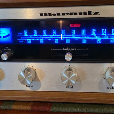 Excellent Marantz 2230B and New Walnut Cabinet image 4