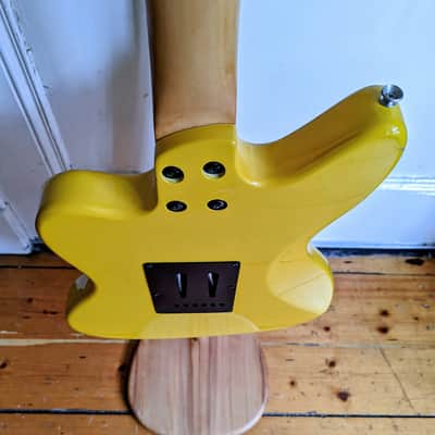 Fernandes JG-45 Jag/Jazz Style Guitar - 1999 Canary Yellow Offset! image 8