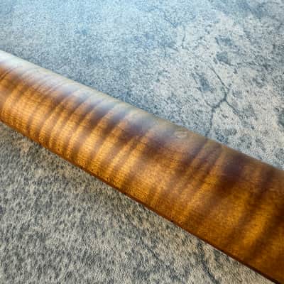 BMC Guitar 5AAAAA FLAME MAPLE Neck Strat® Stratocaster® 22 Fret Roasted With Rosewood Fingerboard Nitro Lacquer 9.5 Radius  STFRM5A #2 image 5