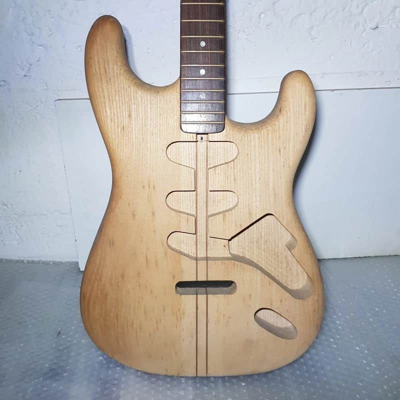 1981 NECK THROUGH BODY STR*T - SWAMP ASH image 1
