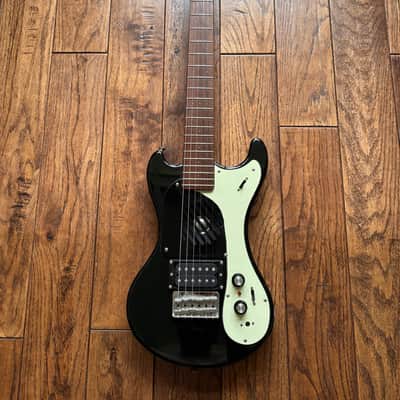 1990s Marine Rider Travel Campfire Electric Guitar w/ On Board Speaker + Effects image 2