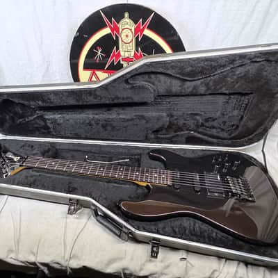 Charvel Model 4 HSS Guitar with Case - MIJ Made In Japan 1980s - Black Cherry image 1