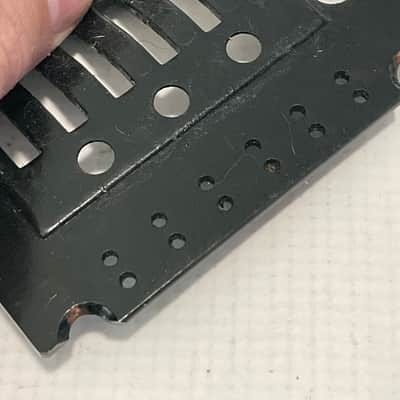 2000's Japan Jackson Licensed JT-580LP Floyd Rose Tremolo Bridge Black Base Plate image 11