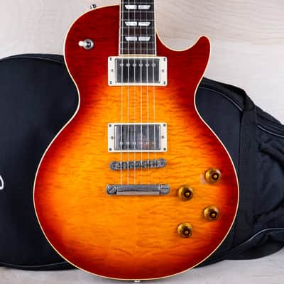 CoolZ ZLS-2/FM MIJ 2007 Cherry Sunburst Flame Top Made in Japan w/ Bag image 1