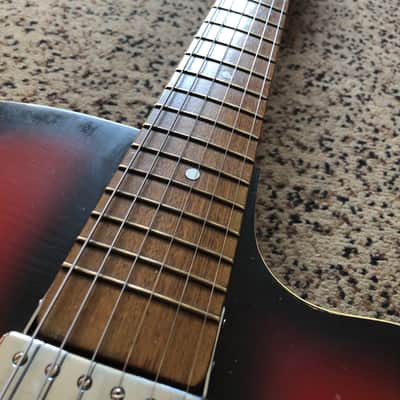 ‘81 Orfeus Gypson vintage Jazz hollowbody guitar image 9