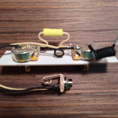 K D Paulus Guitar Parts Premium Wiring Harness for LP Jr. - 50's Wiring, ZOSO Cap - N/A image 3