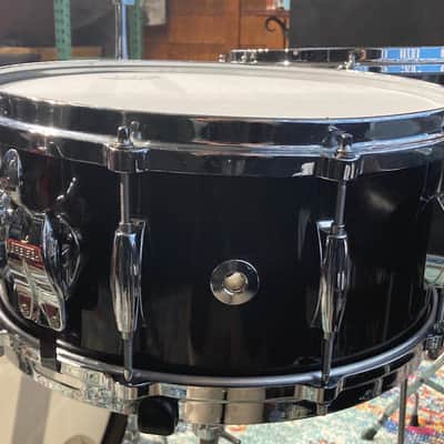 Gretsch Drum Kit, 20", 14", 12", 6x14" Early 1980s, Square Badge - Walnut image 16