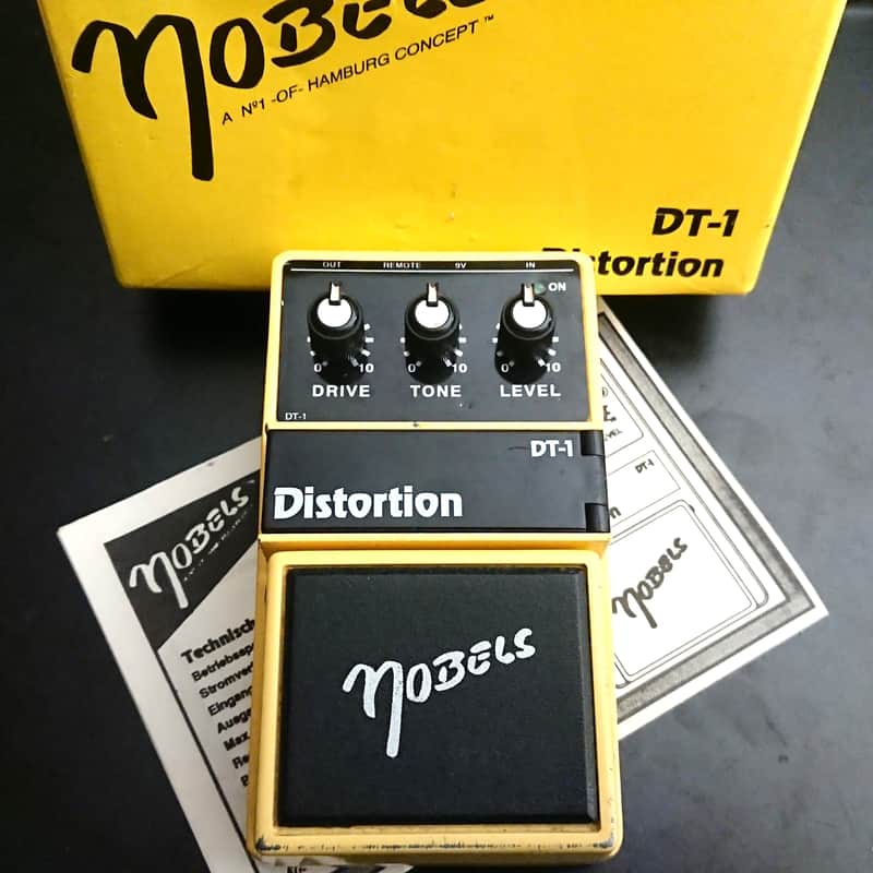 1990s Nobels DT-1 Distortion Yellow