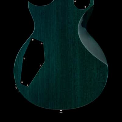 ESP Eclipse USA Mahogany - See-Thru Aqua #26527 image 2