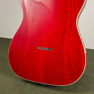 Fender 90s Thinline Telecaster Crimson Transparent 1998 image 8