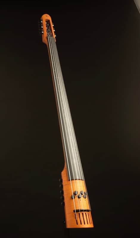 NS Design EU-6 Electric Upright, Amber with Dual Piezo and EMG.*RARE! image 1