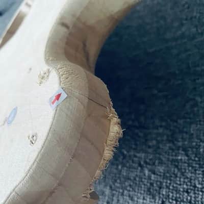 Unfinished Basswood 4 String Bass Body image 5