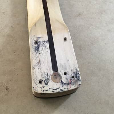 Vintage Fender Squier Affinity Strat Neck Original Natural Amber Relic Loaded 04 image 13