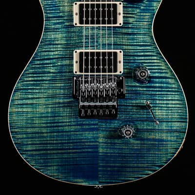 PRS Wood Library Custom 24 Floyd River Blue 10 Top (610) image 3