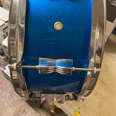 Ludwig Accent CS 2000s - Blue Sparkle Snare Drum 6.5x14 image 11