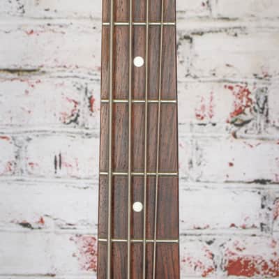 Squier - 2011 Vintage Modified Jaguar Bass Special Electric Bass Crimson Red Transparent - USED image 7