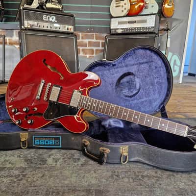 Navigator By ESP SA-120 Cherry circa.1980’s Semi-Hollow Electric Guitar image 13