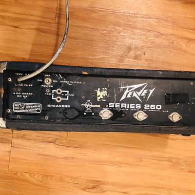 Peavey Monitor Series 260 Amp Head 70s image 3
