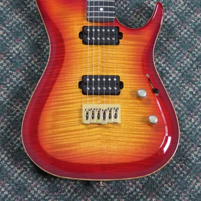 2005 Zion Classic Cherry Burst! SET-NECK! w/OHSC image 3
