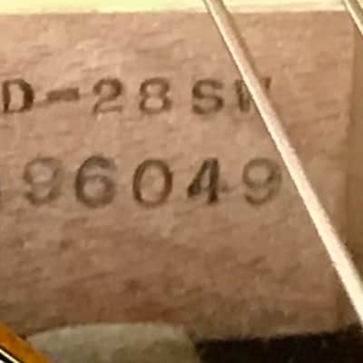 Martin D28SW 1964 Excellent Condition OHSC serial # 196049 image 12
