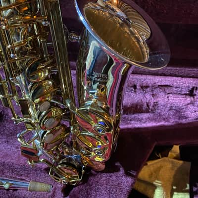 Jupiter Artist Model JAS-869 Alto Saxophone...Silver & Gold w Sterling Neck image 6