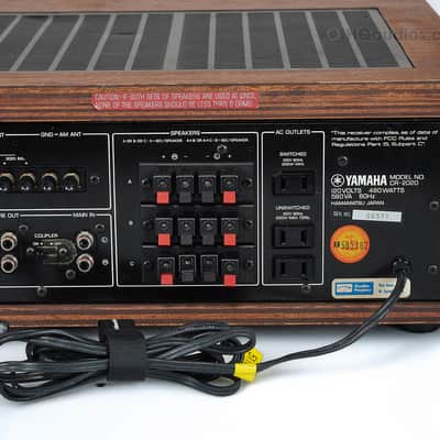 Yamaha CR-2020 Vintage Stereo Receiver – Professionally Restored – 1-Year Warranty image 13