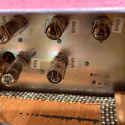 Vintage 1960’s Teisco Northland Canadiana III Tube Amp Purple Tolex Tremolo RARE image 14