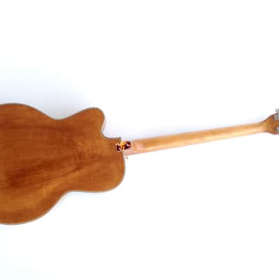 Vintage Original 1950's Kay Howlin' Wolf Thin Twin K162 Natural Blonde Electric Bass Guitar Viol image 11
