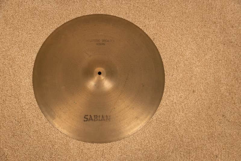 1980s Sabian 20" Medium Heavy Ride Cymbal 2755g image 1