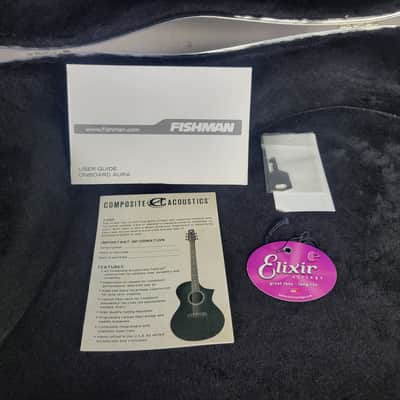 Composite Acoustics GX - Wine Red Burst With OHSC image 19