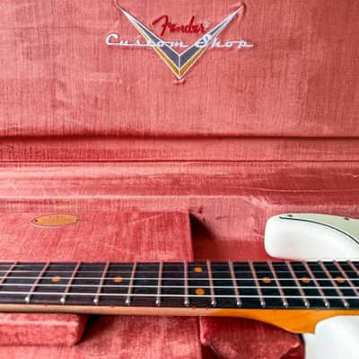 2023 Fender Custom Shop '60s Reissue Stratocaster Heavy Relic - Olympic White over 3TSB - HSC,COA, All CC image 16
