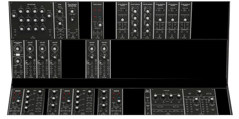 2021 • Behringer 26 modules • Partial System 55 Eurorack Modular Synthesizer image 1