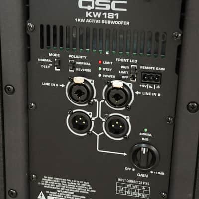 QSC KW181 1000W 18" Powered Subwoofer CG015DS *ASK FOR SHIPPING* image 7