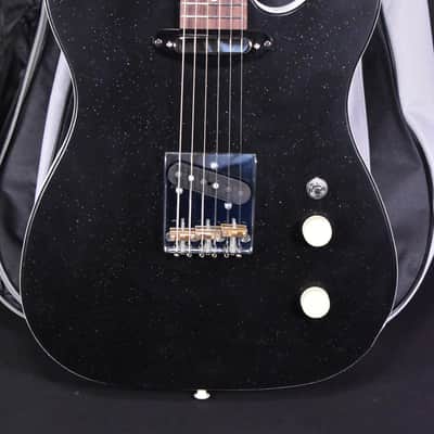 2023 Williams Guitars USA DanTana Black Sparkle Finish w/Bag image 2