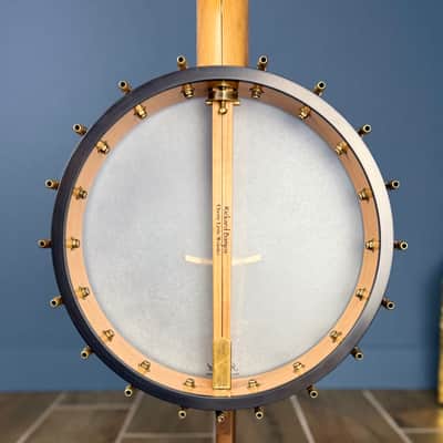 Rickard 12" Cherry Little Wonder Banjo with Antiqued Brass Hardware image 5