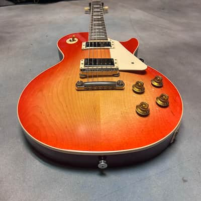 2024 Gibson Les Paul Standard 50's Plain Top Limited Edition Washed Cherry Sunburst image 12