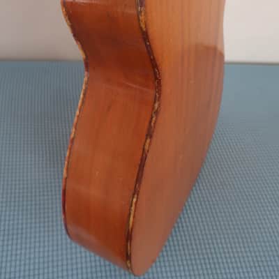 Vintage 1960s Harmony H162 Concert 5105 H165 All Mahogany Guitar Low Action Playable Beautiful Binding Nice Patina Very Clean image 14