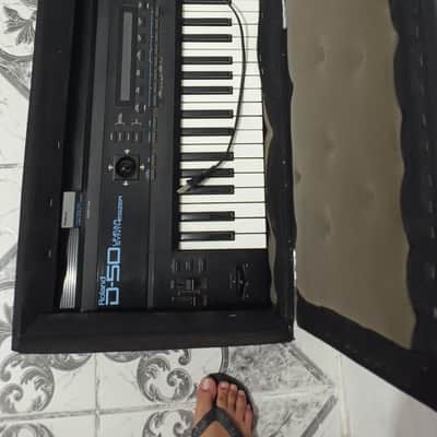 Roland D-50 61-Key Linear Synthesizer 1987 - 1992 - Black image 4