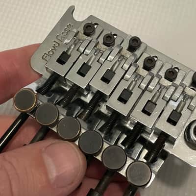 1980's Era Original Floyd Rose Made in Germany Chrome Tremolo Bridge Vibrato Kramer Guitar image 20