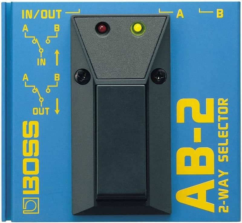 Boss AB-2 2-Way Selector - Blue image 1
